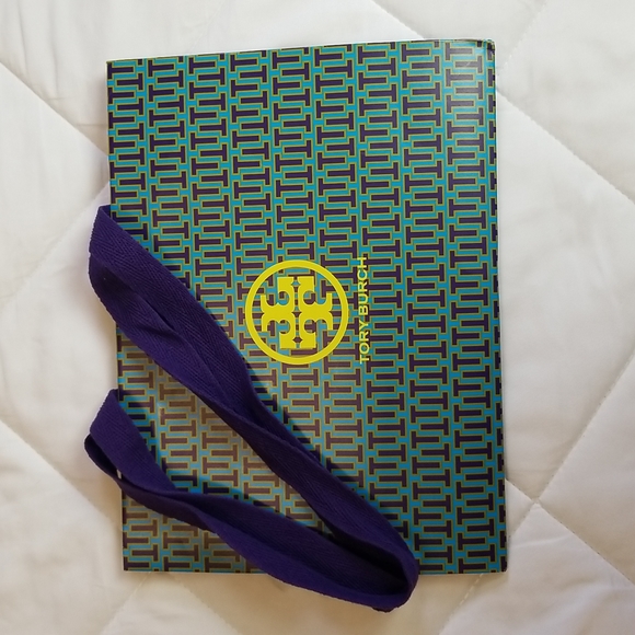 New Tory Burch Empty Shopping Bag Handle Storage - Picture 1 of 3